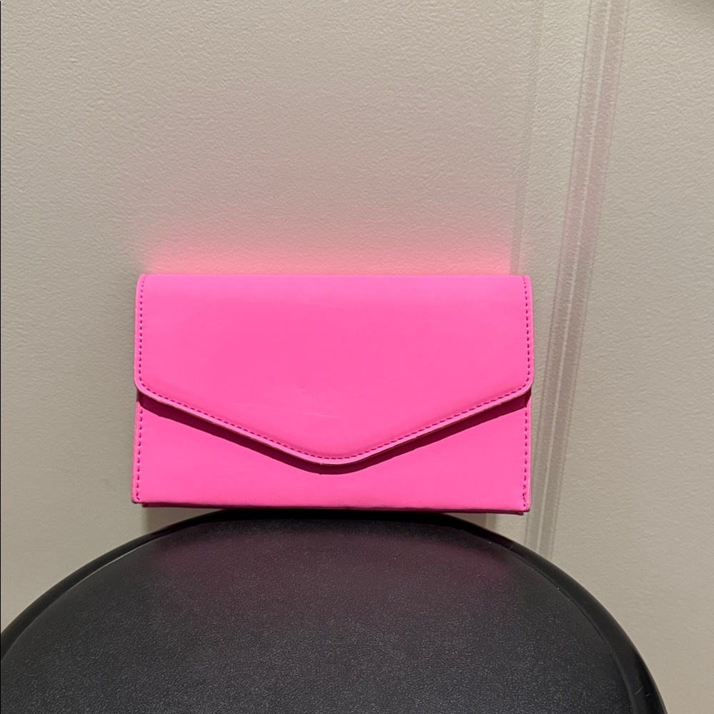 Steve Madden Vibrant Pink Clutch